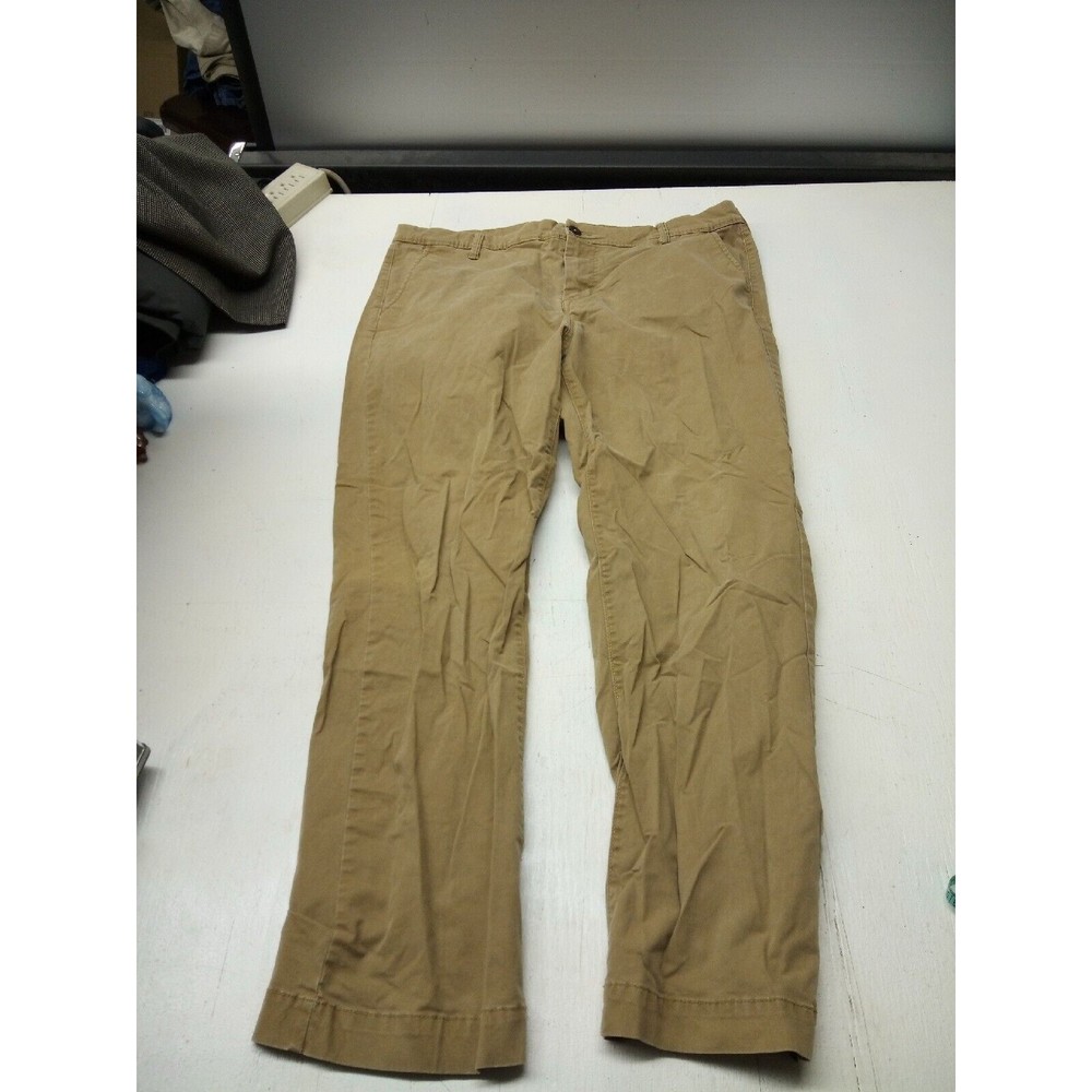 Aero Mens Khaki Pants 38 X 32 - Aero Slim Straight Pants